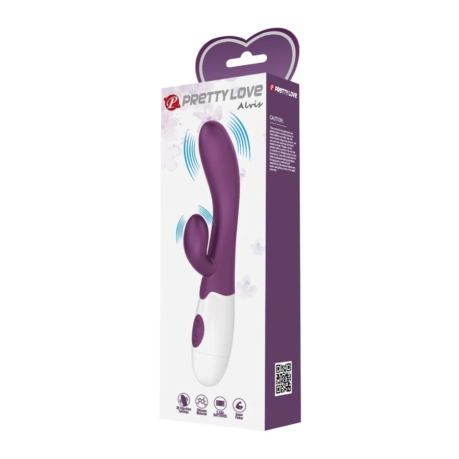 PRETTY LOVE - ALVIS RABIT VIBRATOR  PURPLE G-SPOT